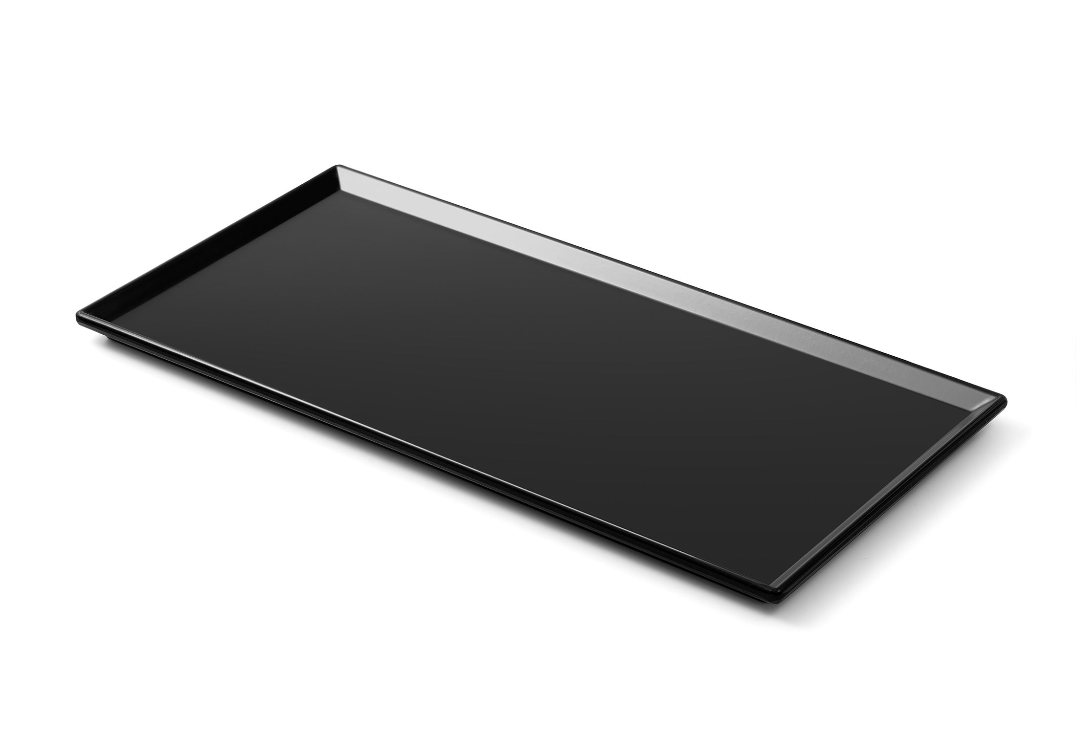 2809/S Lara Sunum Tabağı Siyah-35x18 cm - Koli İçi 30 Adet | İmsaş Melamin