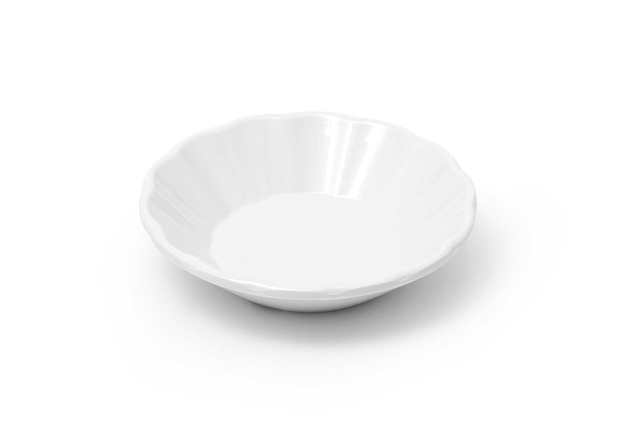 2415 Kırılmaz Çay Tabağı Beyaz-11 cm - Koli İçi 300 Adet | İmsaş Melamin