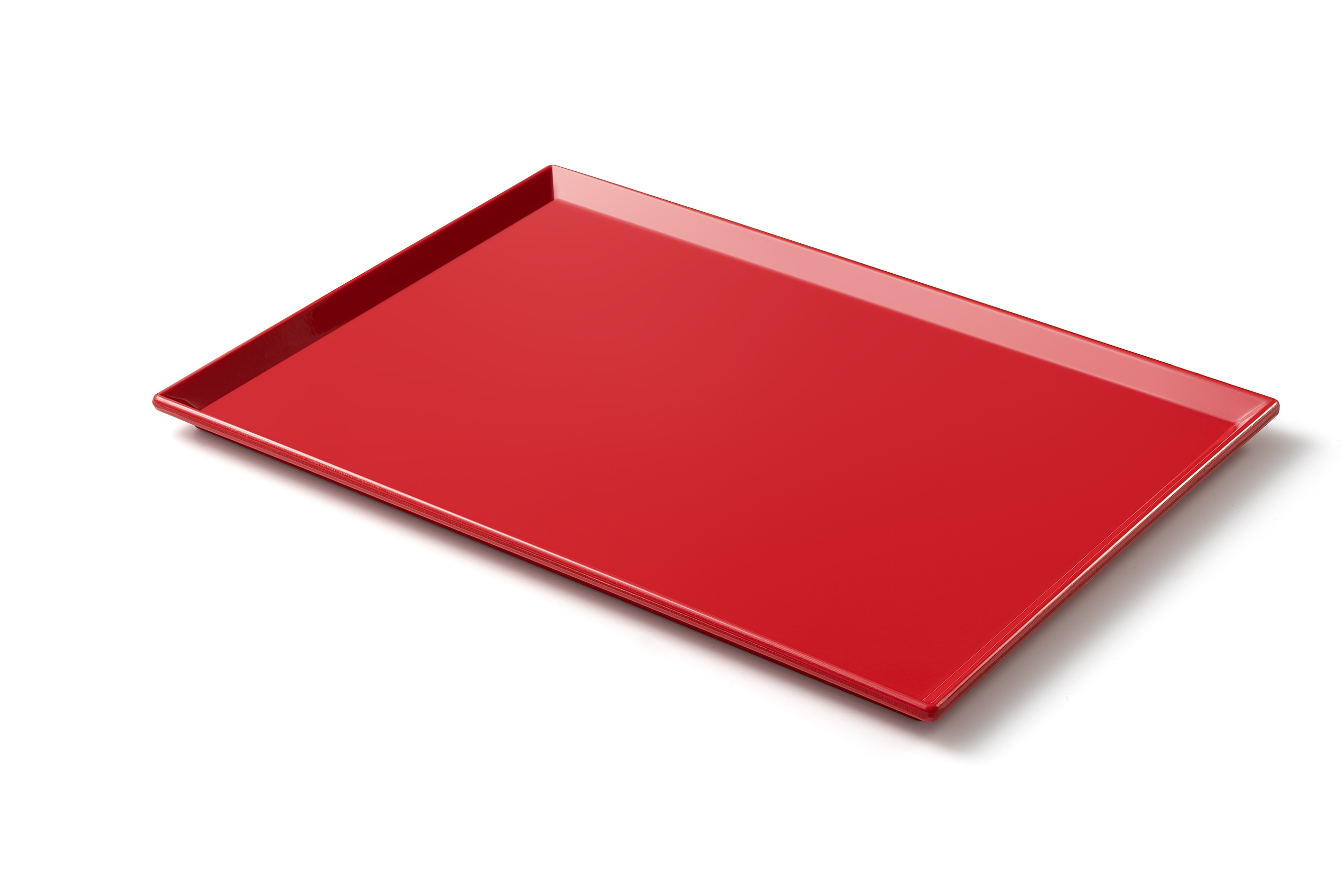 2811 Lara Sunum Tabağı Kırmızı-43x25 cm - Koli İçi 30 Adet | İmsaş Melamin